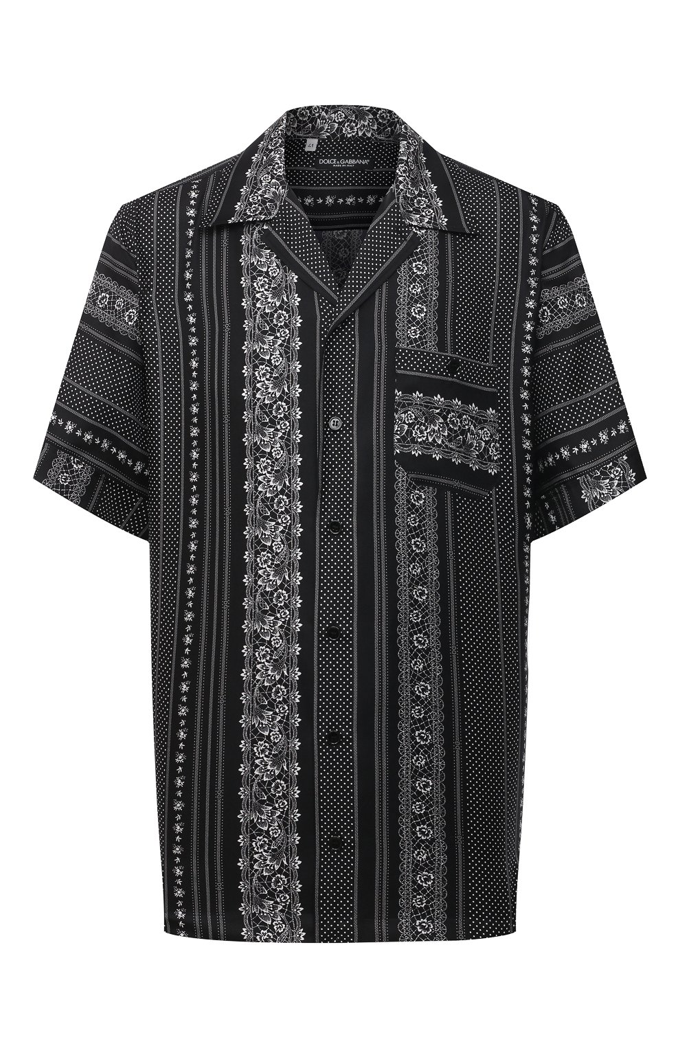 Шелковая рубашка DOLCE & GABBANA, арт. G5FX9T/IS1HD, фото 1