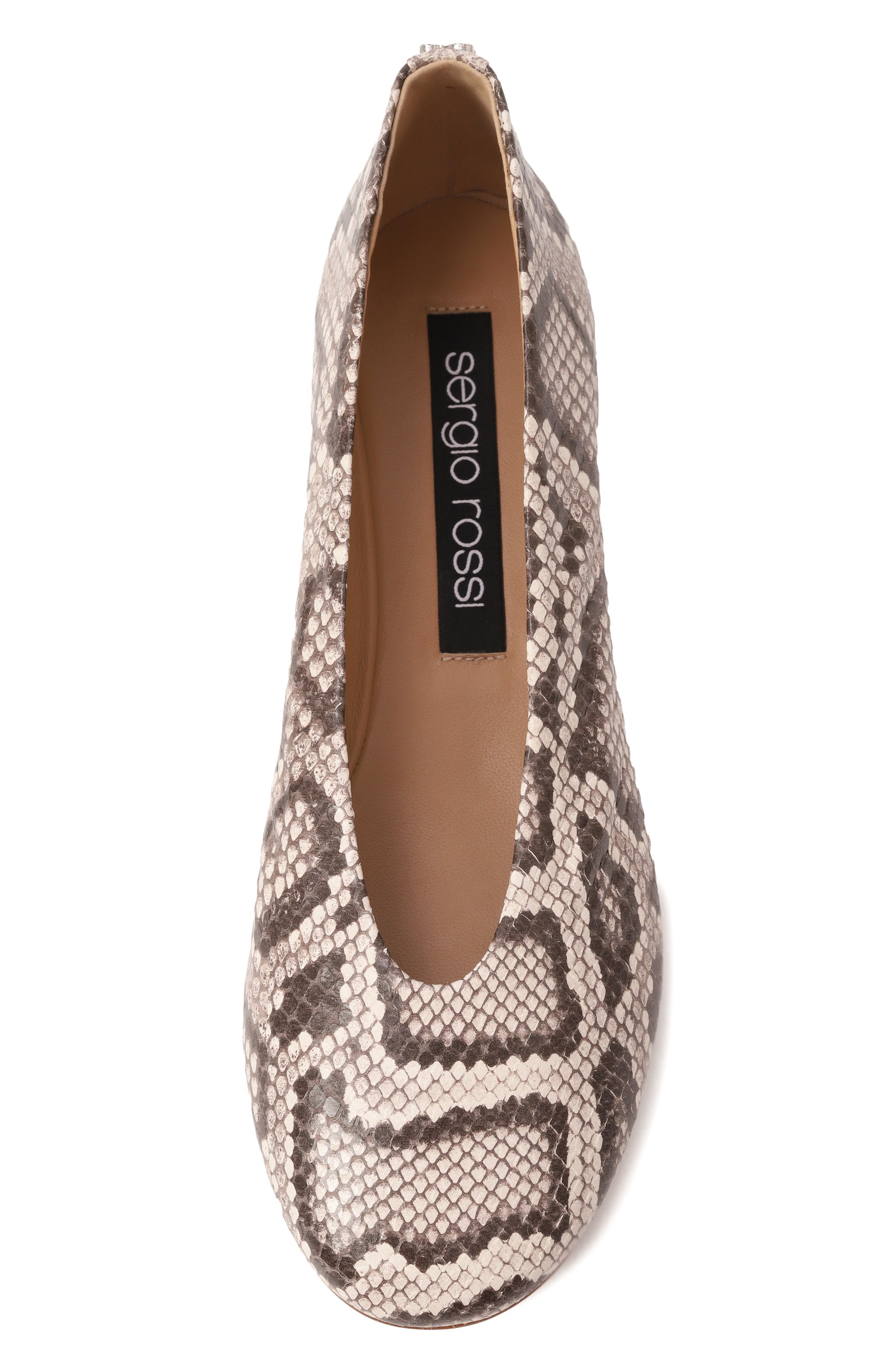 Кожаные балетки sr arc SERGIO ROSSI, арт. B09220/MCPS02, фото 6