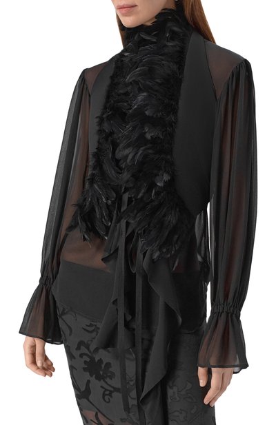 Жилет с отделкой перьями ANN DEMEULEMEESTER, арт. B0014021/FA709, фото 3