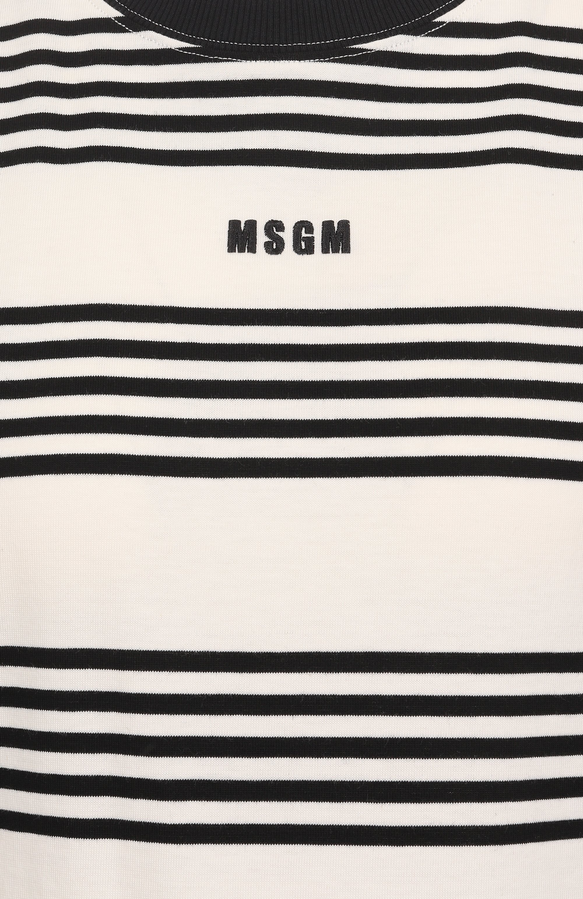 Хлопковая футболка MSGM, арт. 3841MDM138/257128, фото 6