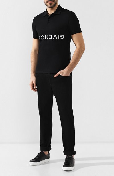 Хлопковое поло GIVENCHY, арт. BM70J73006, фото 2