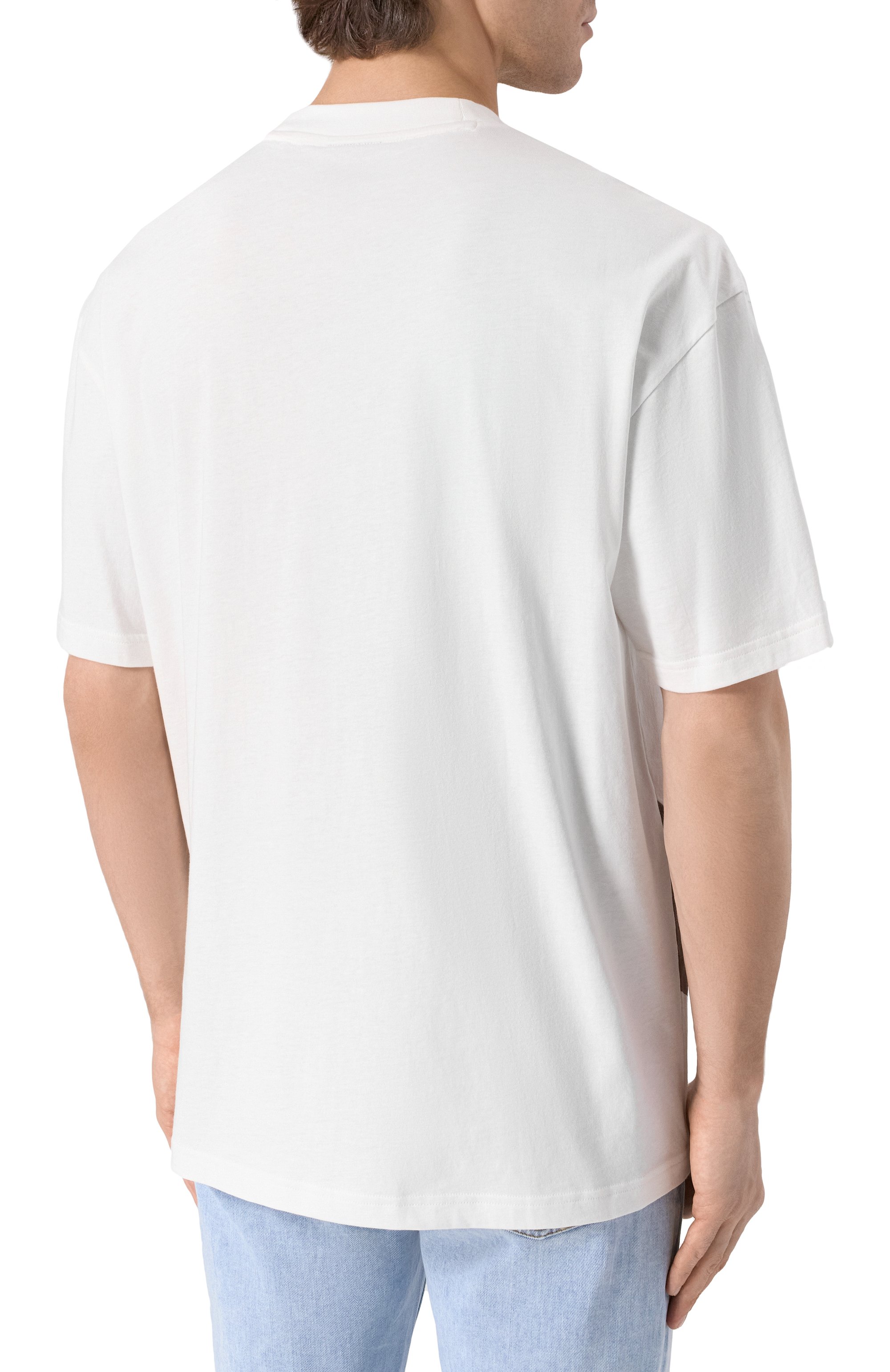 Хлопковая футболка HUGO, арт. 50535314, фото 4