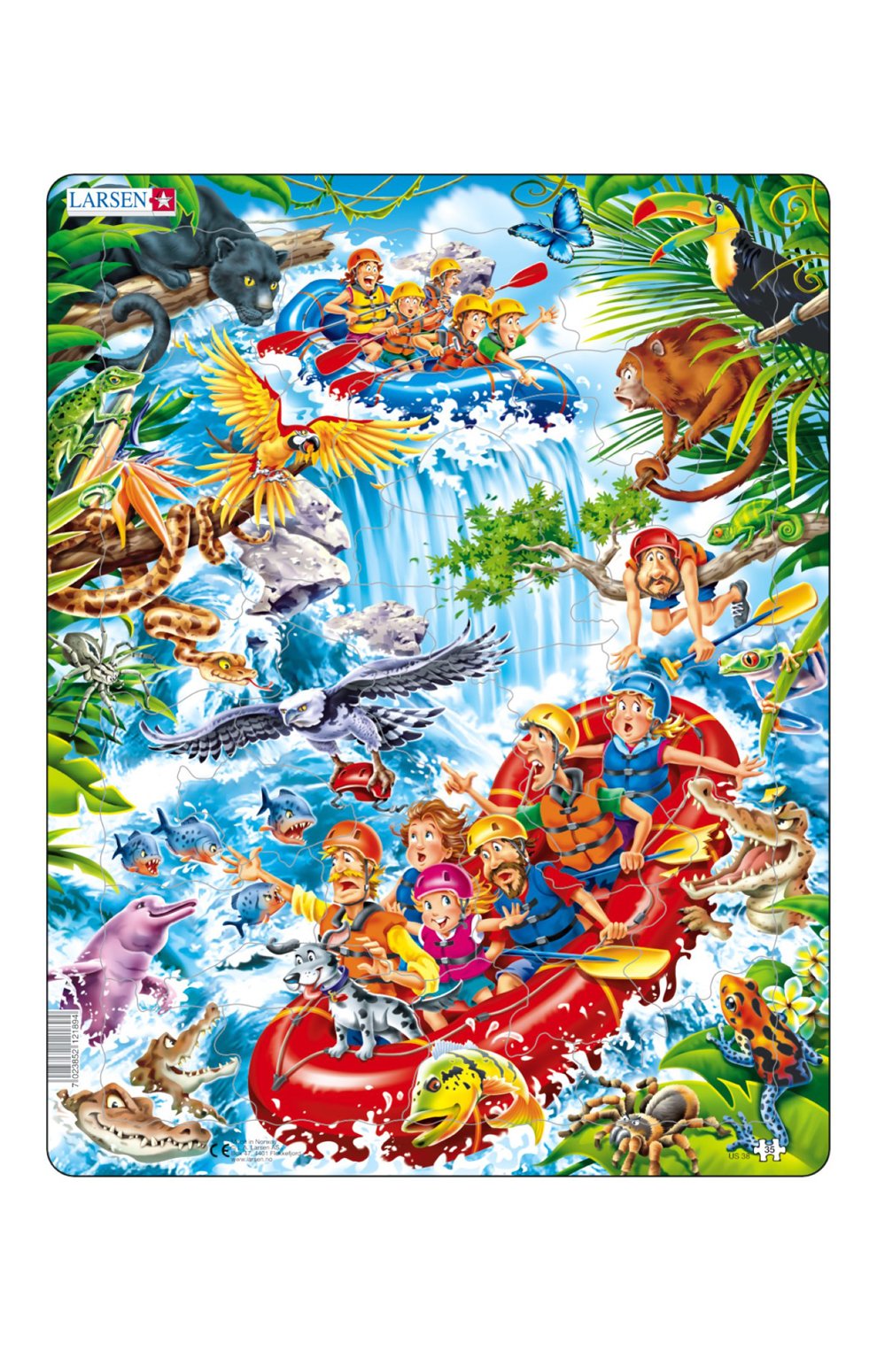 Пазл в джунглях амазонки LARSEN, арт. US38, фото 1