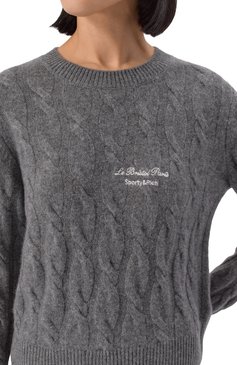 Свитер из кашемира и шерсти sporty & rich x le bristol paris SPORTY AND RICH, арт. WS066517619GY03, фото 5
