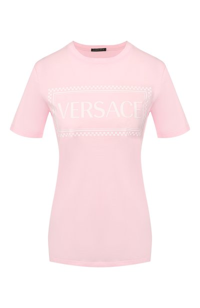 Женская хлопковая футболка VERSACE, арт. A83046/A201952