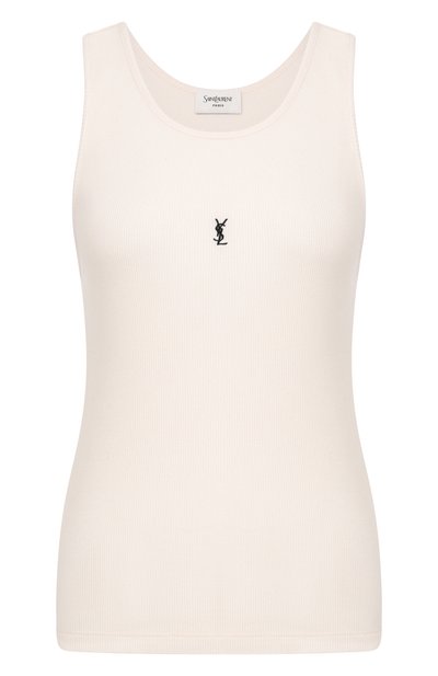 Женская хлопковая майка SAINT LAURENT, арт. 823603/Y37EC