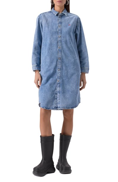Джинсовое платье-рубашка DIESEL, арт. A11560/068KC, фото 3
