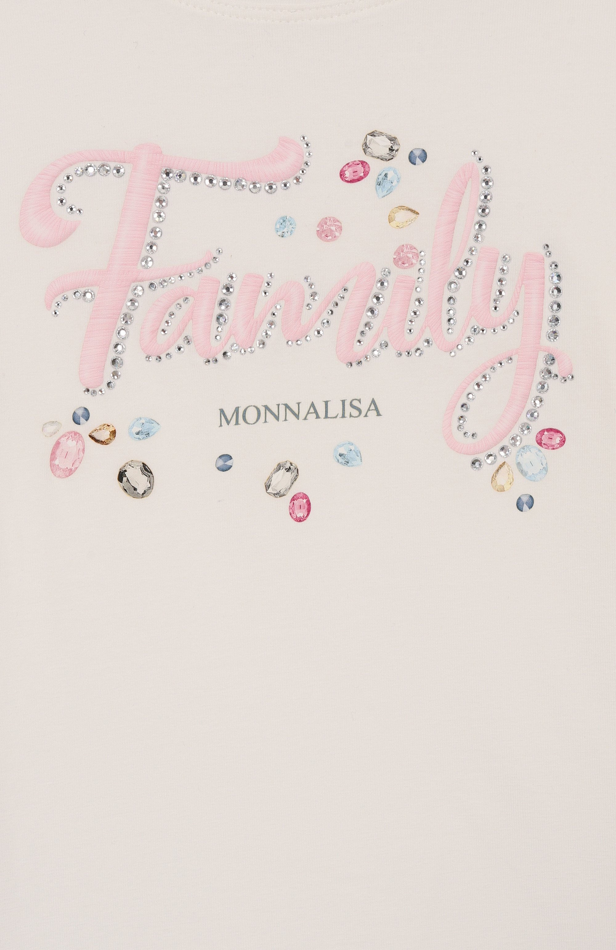 Хлопковый лонгслив MONNALISA, арт. 11F611, фото 3