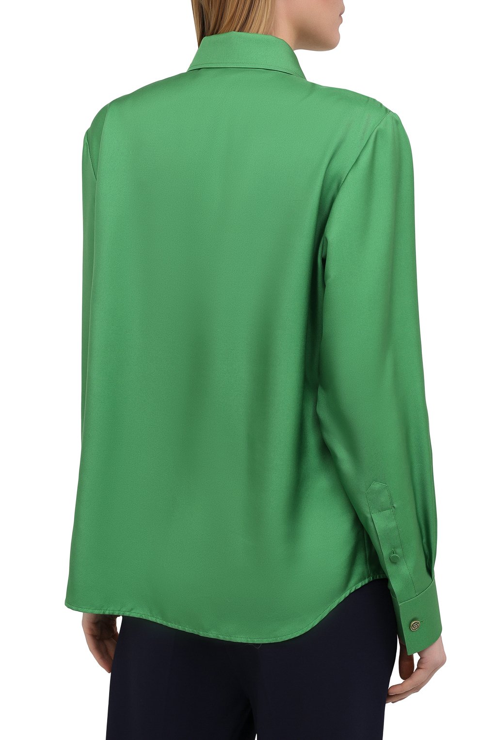 Шелковая рубашка GUCCI, арт. 652646/ZKS36, фото 4