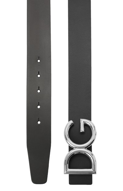 Кожаный ремень DOLCE & GABBANA черного цвета по цене 43000 руб., арт. BC4246/AC493, фото 2 Кожаный ремень DOLCE & GABBANA, арт. BC4246/AC493, фото 2