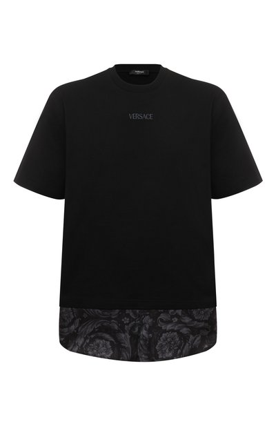 Мужская хлопковая футболка VERSACE, арт. 1013945/1A09484