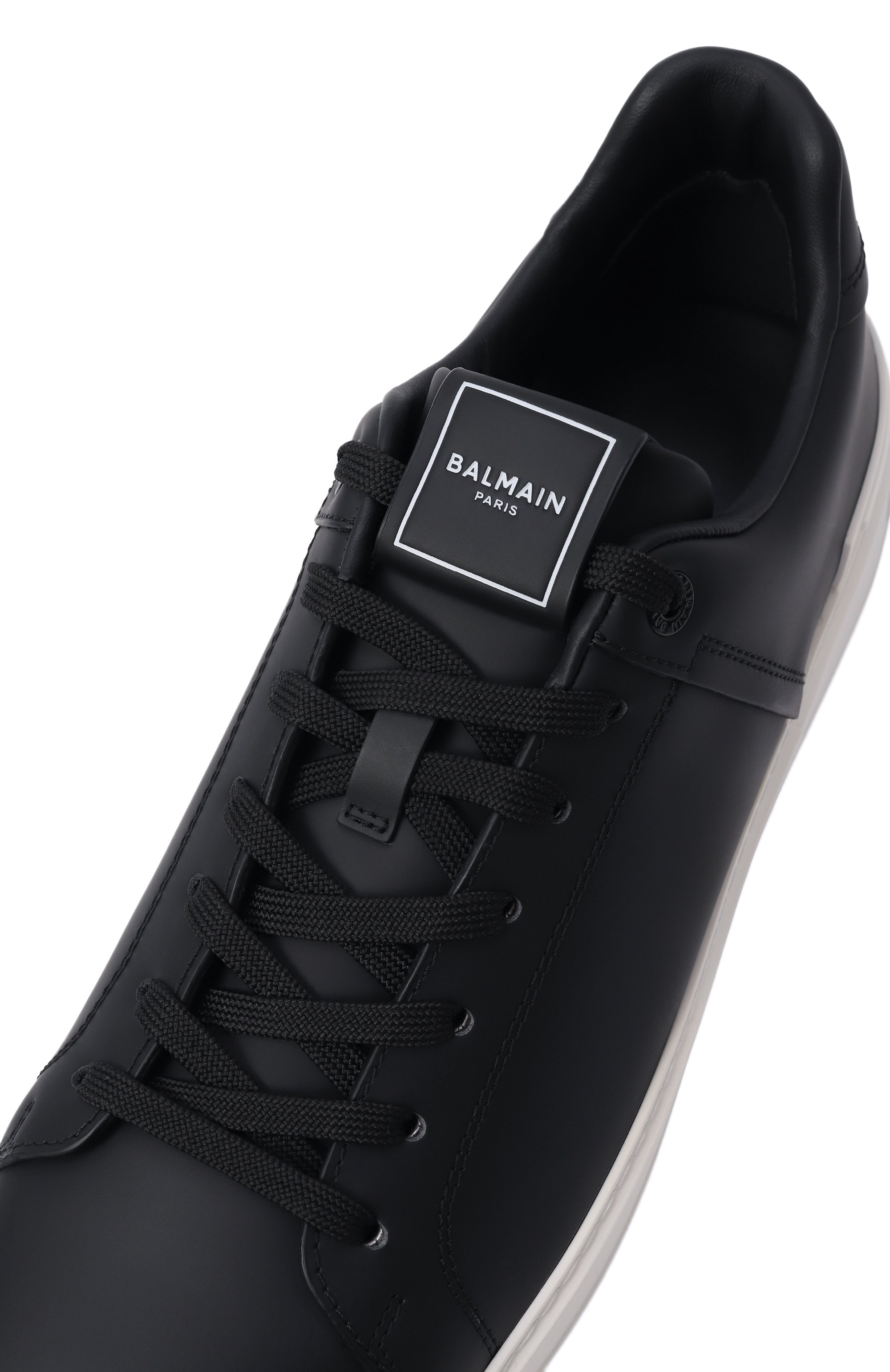 Кожаные кеды b-court BALMAIN, арт. DM1VI288/LVTR, фото 7