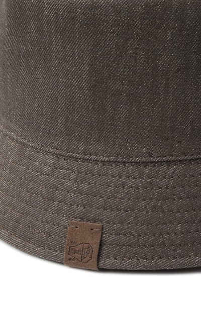 Панама из хлопка и вискозы BRUNELLO CUCINELLI, арт. MCAP90016, фото 3