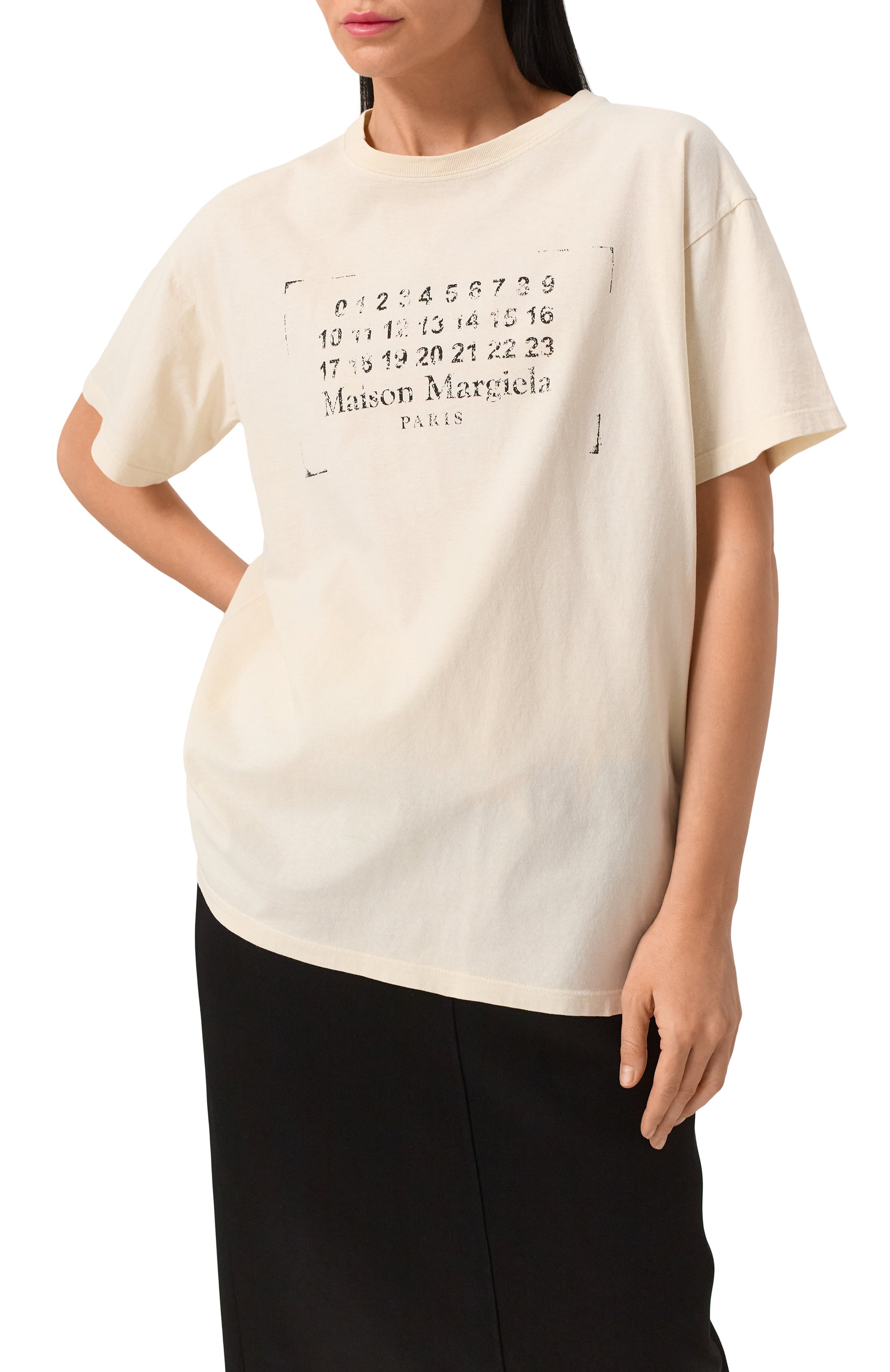 Хлопковая футболка MAISON MARGIELA, арт. S51GC0534/S24575, фото 3