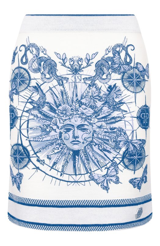 Юбка Philipp Plein SAFC WKV0087 PKN002N Голубой SAFC WKV0087 PKN002N
