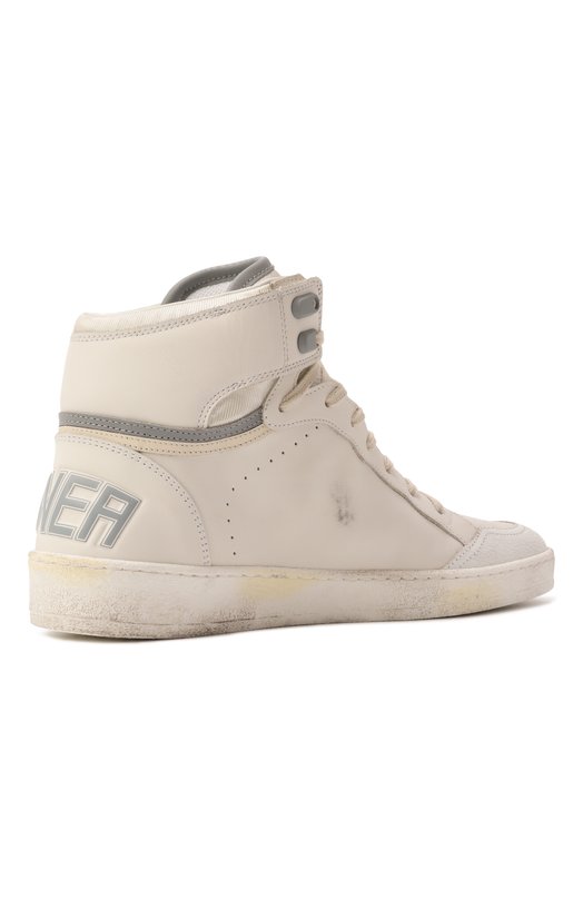 Кожаные кеды Sky-Star Golden Goose Deluxe Brand GMF00835.F006602 Белый  GMF00835.F006602 Фото 5