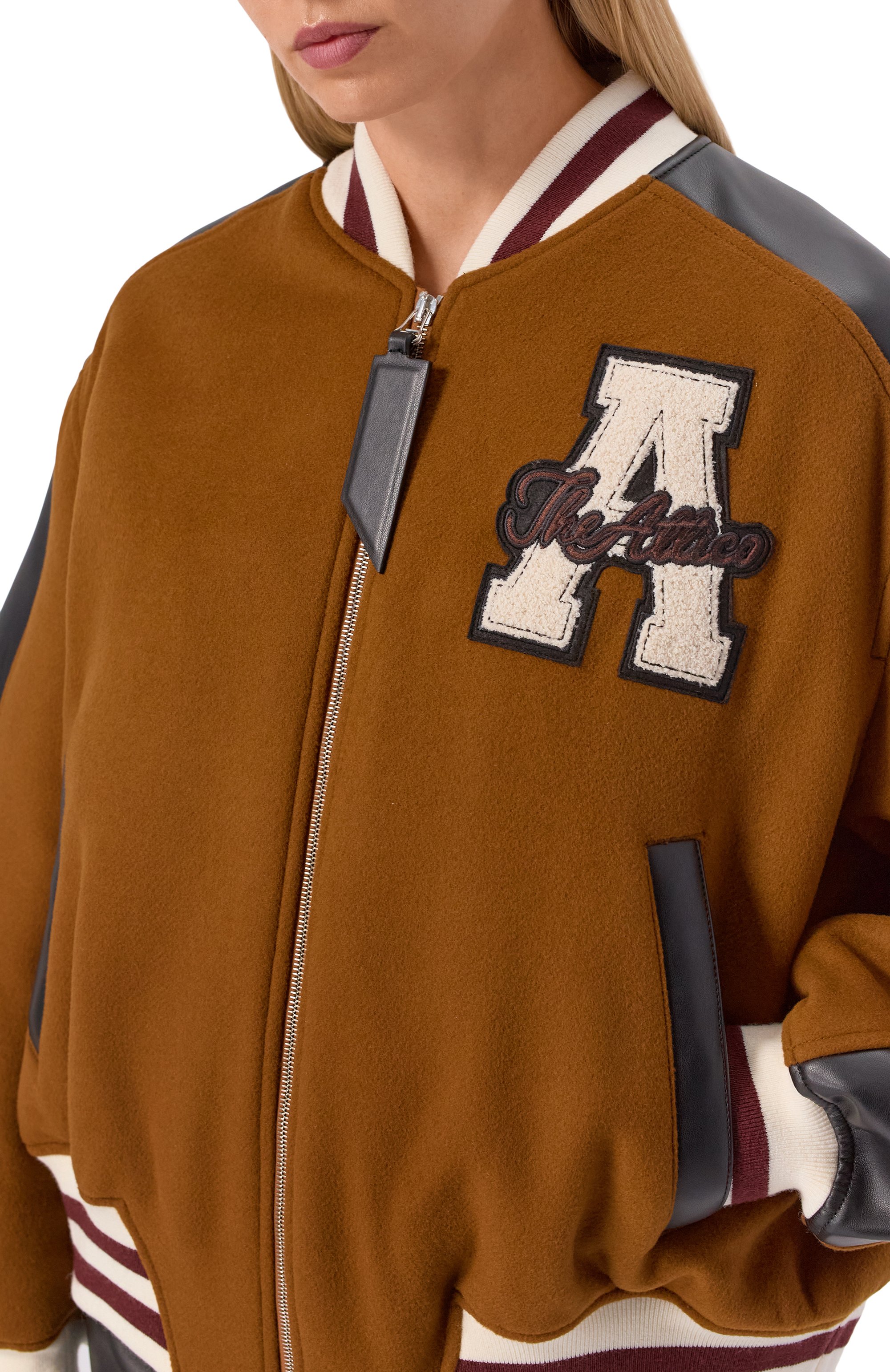 Шерстяной бомбер THE ATTICO, арт. 251WCB00092/WWV058AA, фото 5