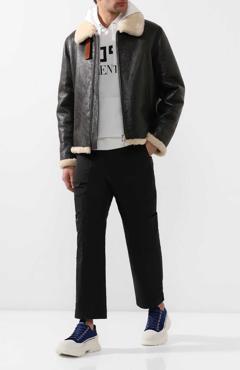 Текстильные ботинки tread slick ALEXANDER MCQUEEN, арт. 604257/W4LR1, фото 2