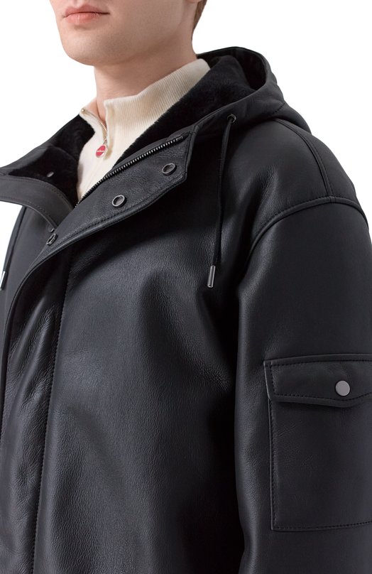 Дубленка из овчины MVST M25.1PM.0006/TEMPESTA Чёрный  M25.1PM.0006/TEMPESTA Фото 5