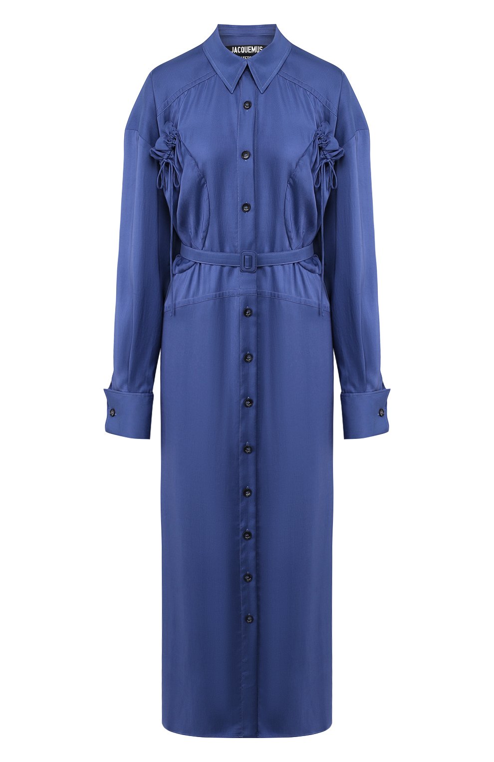 Платье из смеси вискозы и шелка JACQUEMUS, арт. 193DR07/18370, фото 1