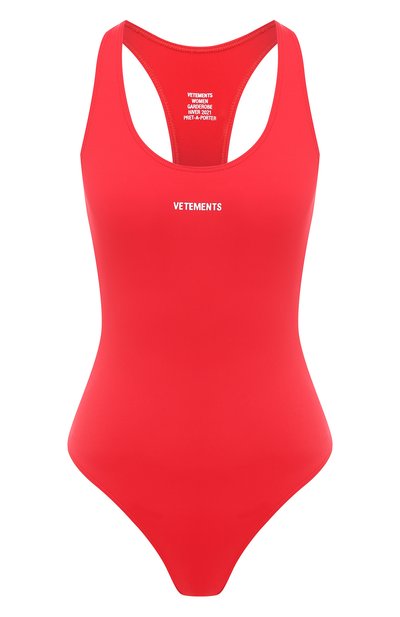 Женский слитный купальник VETEMENTS, арт. WAH21TR289 1332/RED