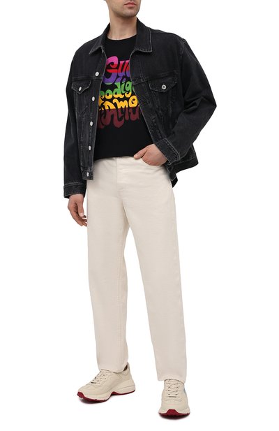 Хлопковая футболка GUCCI, арт. 548334/XJDAM, фото 2