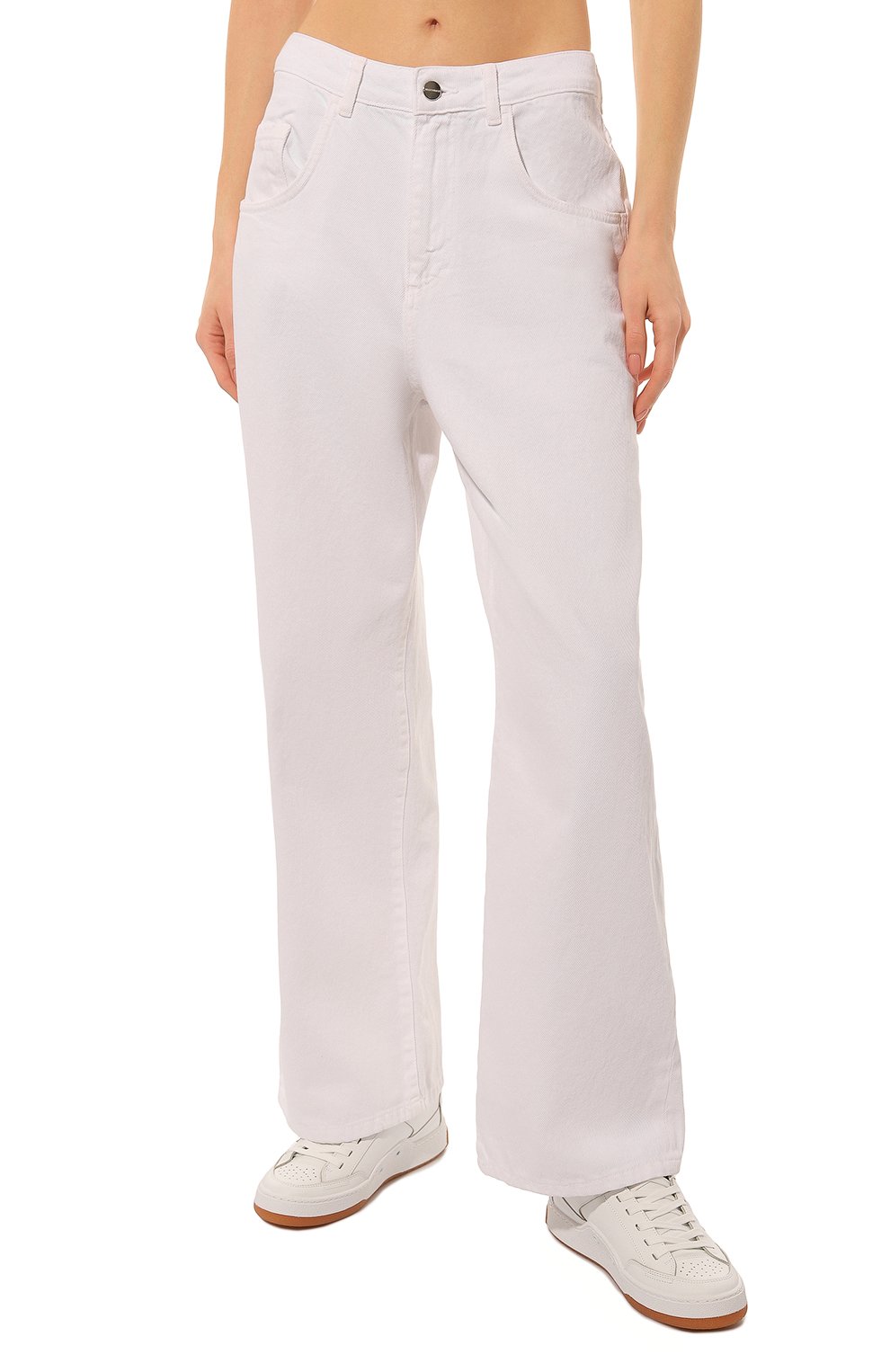 Джинсы HINNOMINATE белого цвета по цене 19950 руб., арт. HDS3/HNW888, фото 3 Джинсы HINNOMINATE, арт. HDS3/HNW888, фото 3