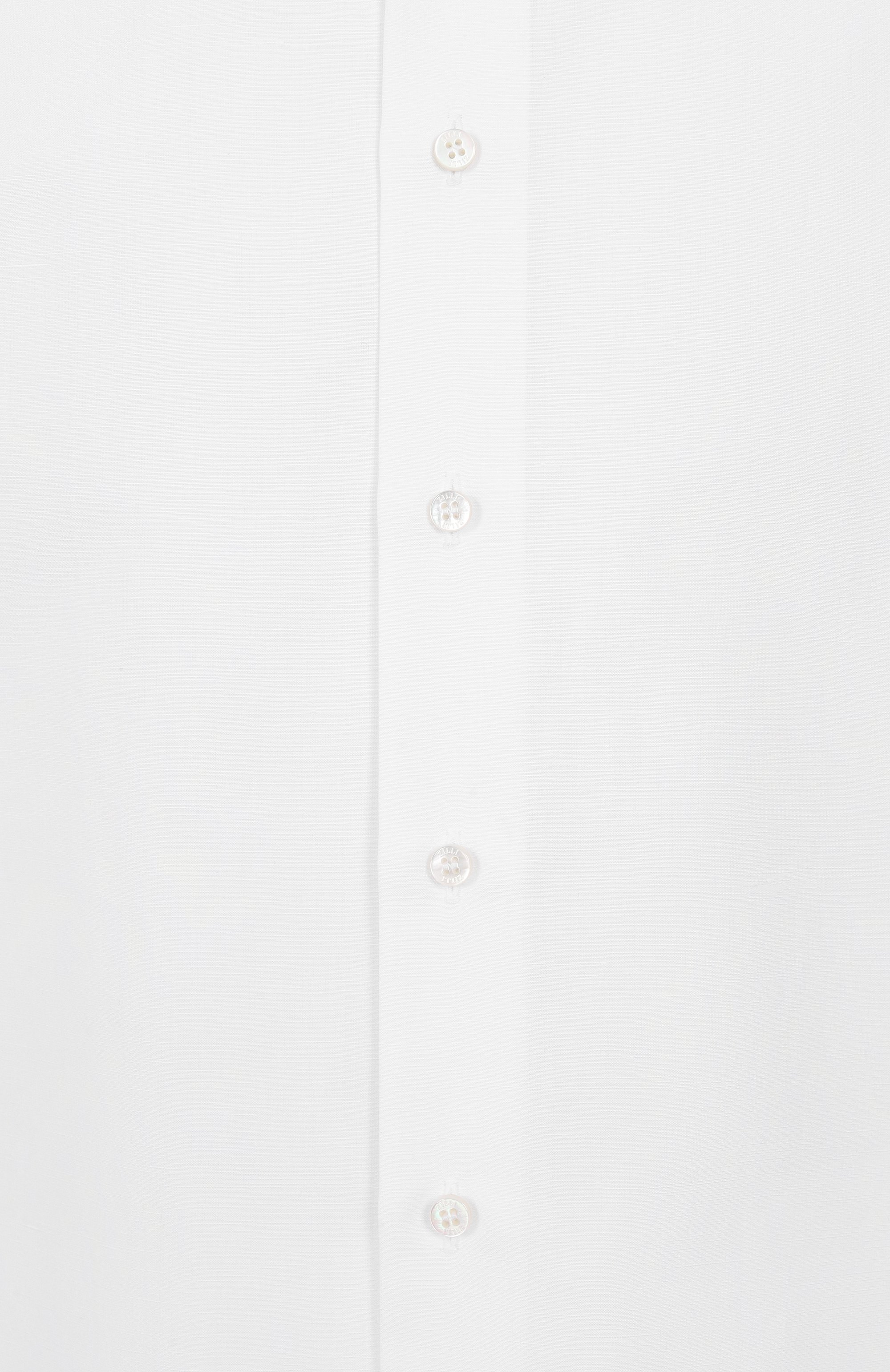 Сорочка из хлопка и льна ZILLI, арт. F0RC01M010204270U, фото 6