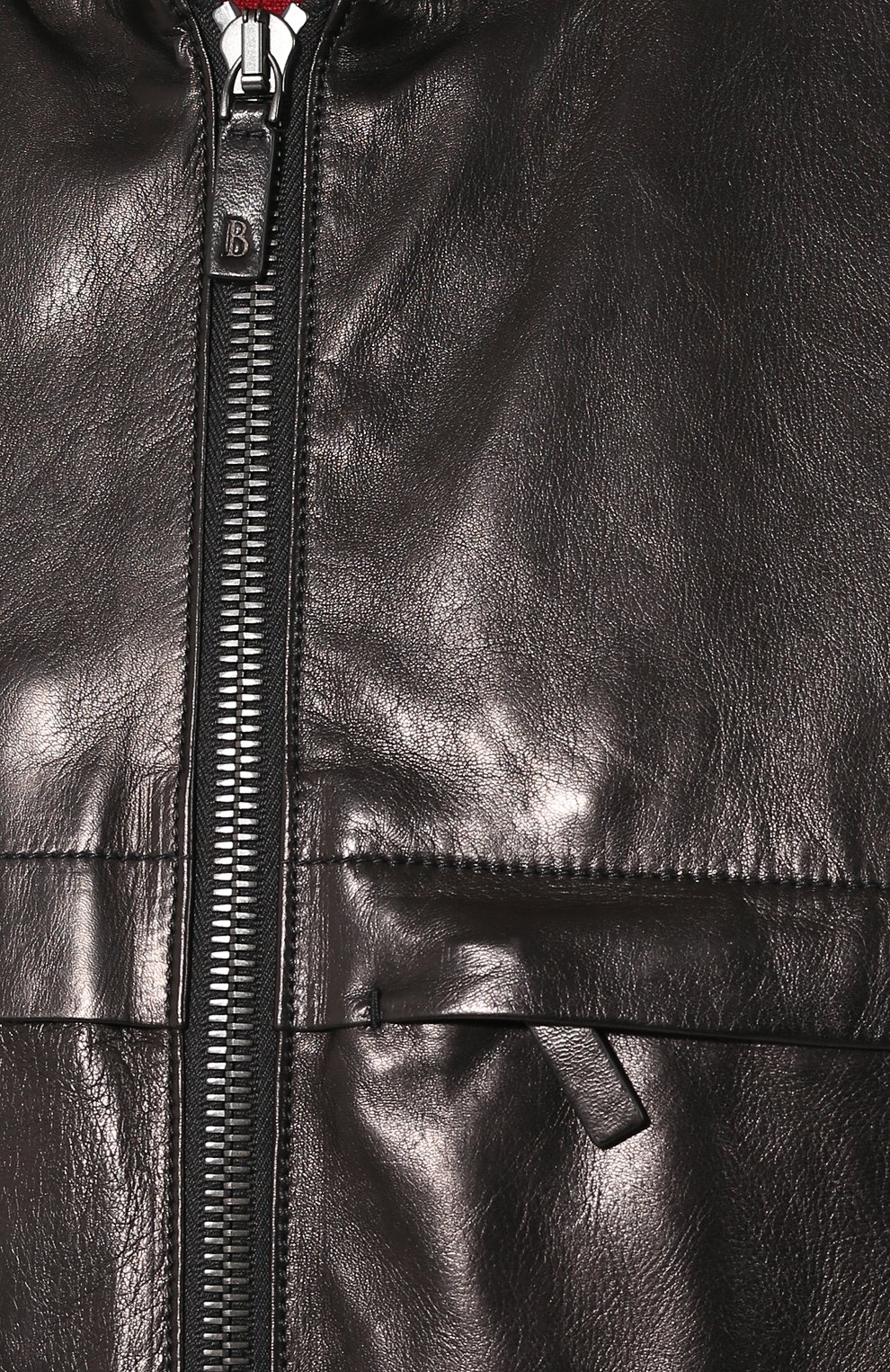 Кожаный бомбер с внутренней отделкой из норки BERLUTI, арт. R15LBL43-001, фото 5