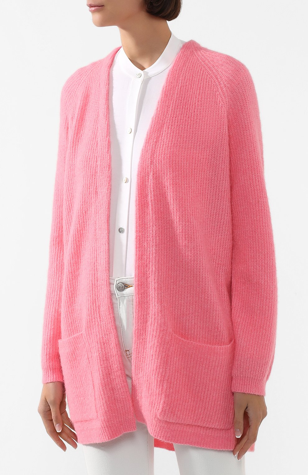 Кардиган BY MALENE BIRGER розового цвета по цене 24400 руб., арт. Q67273023/BELINTA, фото 3 Кардиган BY MALENE BIRGER, арт. Q67273023/BELINTA, фото 3