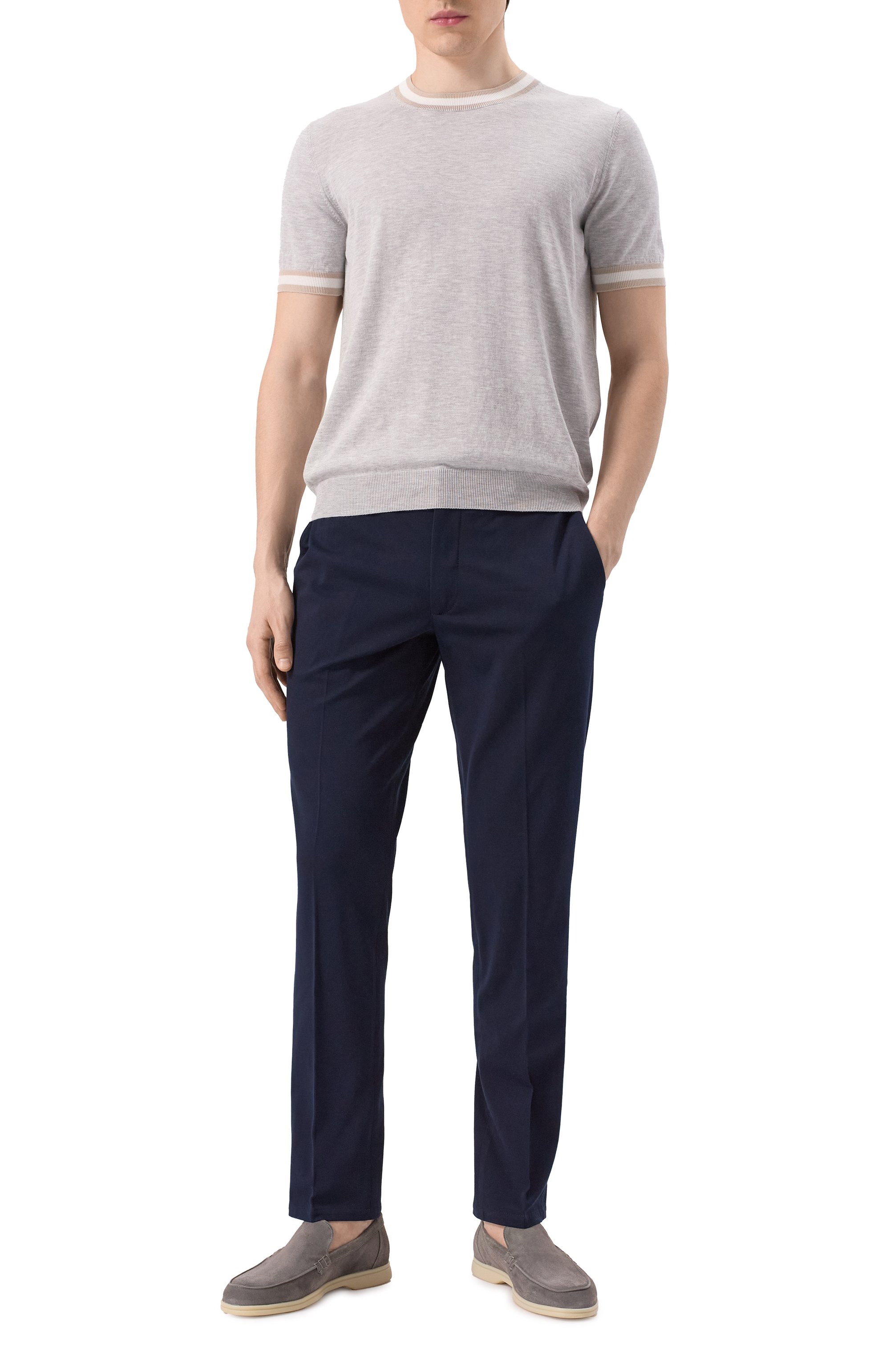 Хлопковые брюки CIRCOLO 1901, арт. CN4667, фото 2