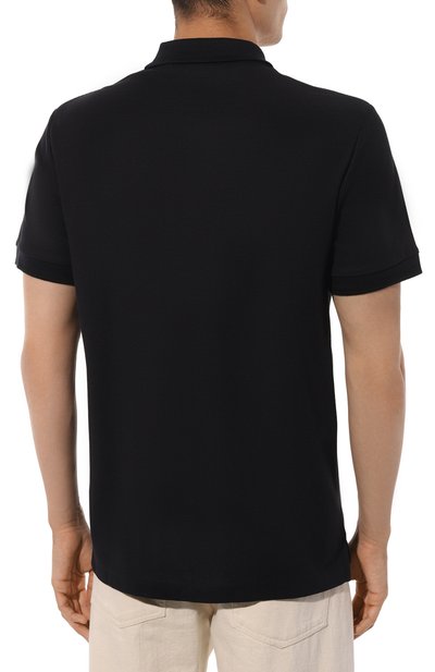 Хлопковое поло BURBERRY, арт. 8084021, фото 4