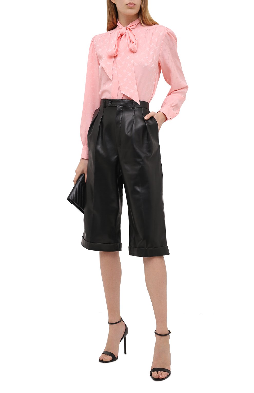 Шелковая блузка SAINT LAURENT, арт. 641593/Y7B25, фото 2