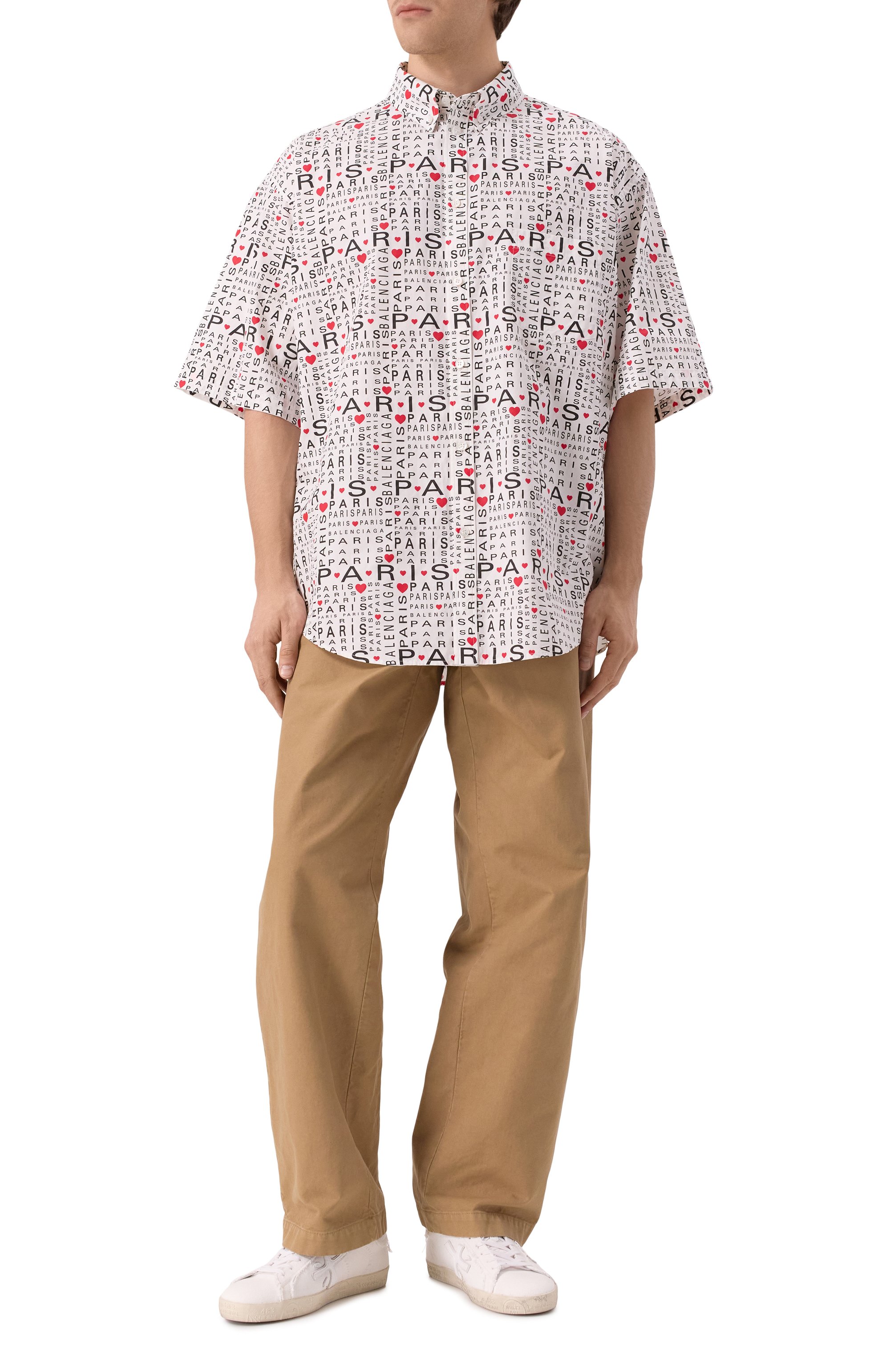 Хлопковая рубашка BALENCIAGA, арт. 681702/TRLH7, фото 2