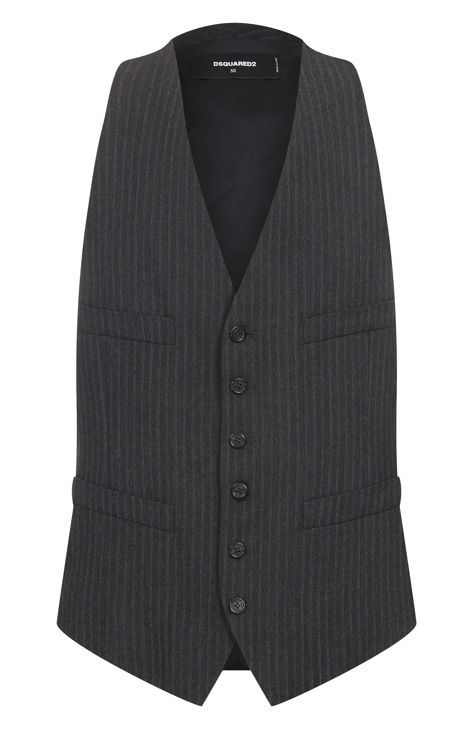 Жилет из шерсти и хлопка DSQUARED2, арт. S71FB0517/D35545, фото 1