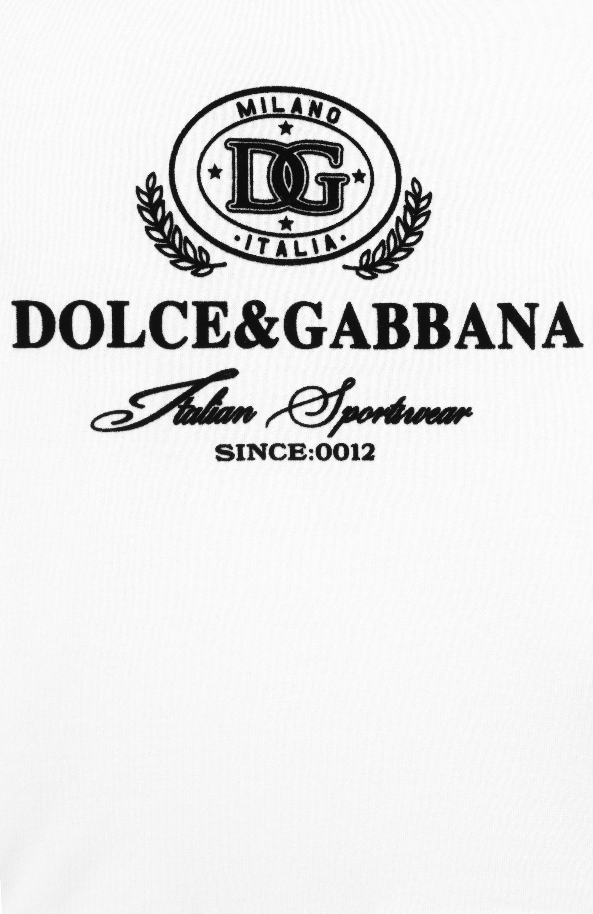 Хлопковая футболка DOLCE & GABBANA, арт. L1JTEY/G7NVW, фото 3