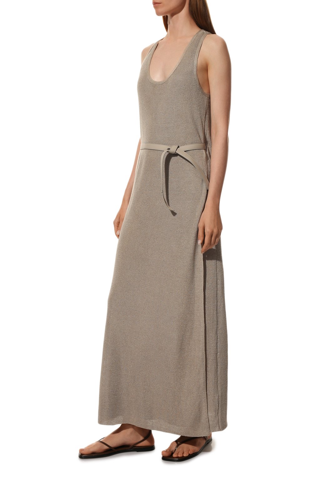 Платье с поясом LORO PIANA, арт. FAI5305, фото 3