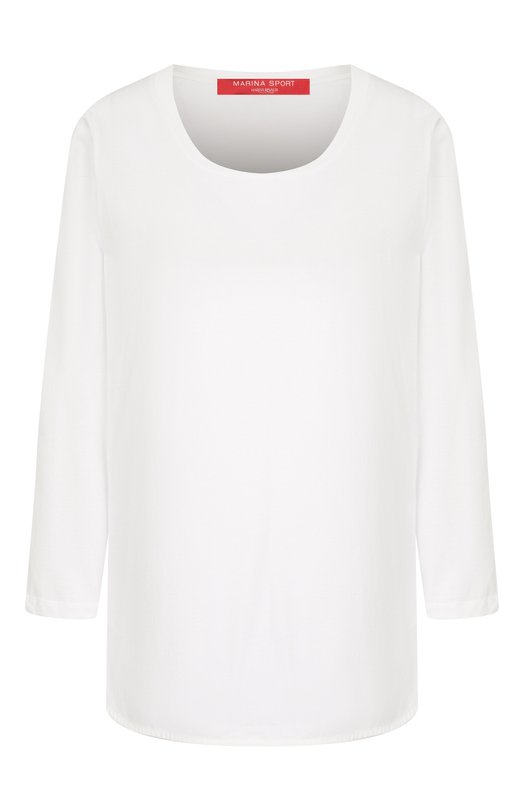 Хлопковый лонгслив Marina Sport T0KI0 Белый T0KI0