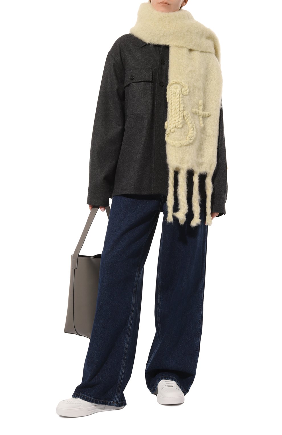 Шерстяной шарф JIL SANDER, арт. J40TE0111/J40041, фото 3