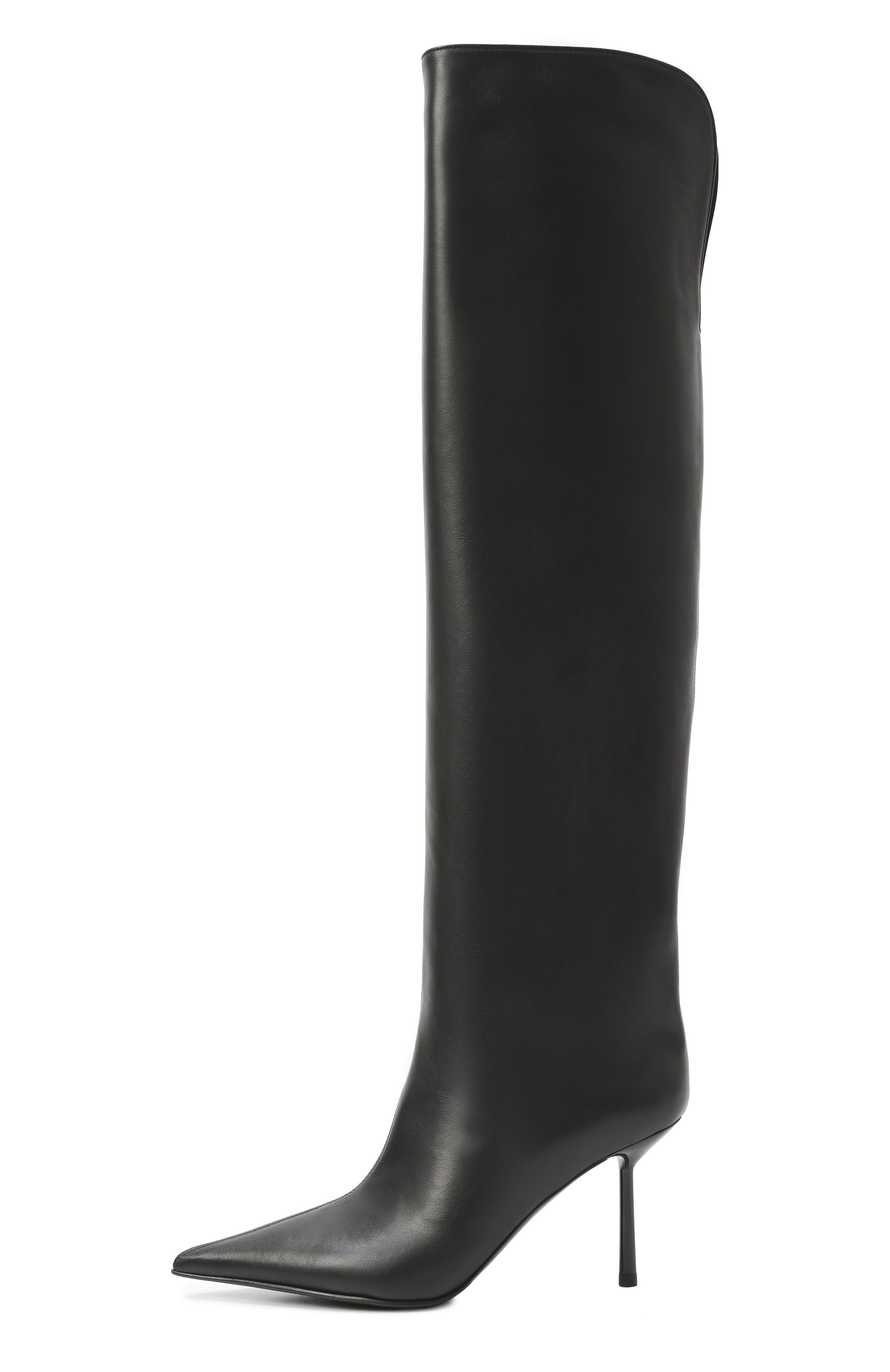 Кожаные ботфорты bella 80 LE SILLA черного цвета по цене 127500 руб., арт. 4276Y080BXPPESY, фото 4 Кожаные ботфорты bella 80 LE SILLA, арт. 4276Y080BXPPESY, фото 4