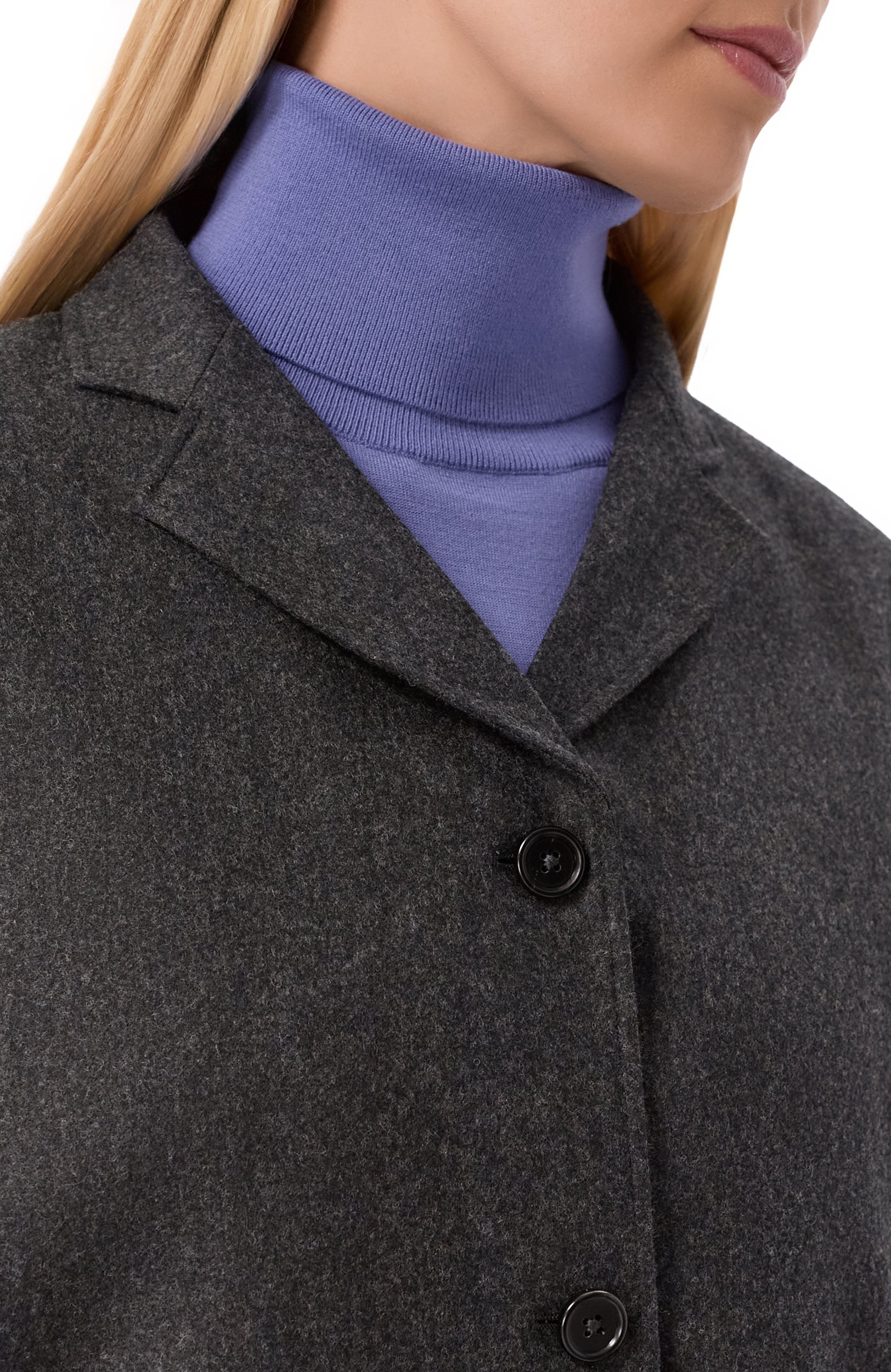 Шерстяной жакет JIL SANDER темно-серого цвета по цене 399000 руб., арт. J02BN0281/J40333, фото 5 Шерстяной жакет JIL SANDER, арт. J02BN0281/J40333, фото 5