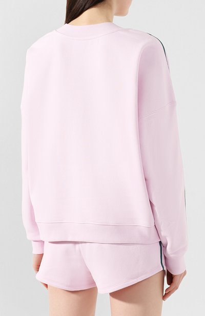 Хлопковый свитшот CALVIN KLEIN розового цвета по цене 7330 руб., арт. QS6187E, фото 4 Хлопковый свитшот CALVIN KLEIN, арт. QS6187E, фото 4