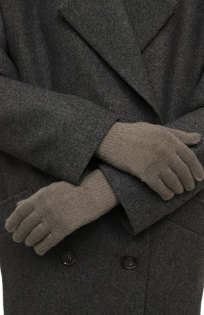 Перчатки из шерсти и кашемира YVES SALOMON, арт. 23WAA507XXMACL, фото 2