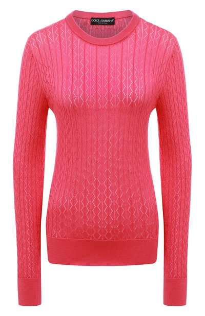 Женский шелковый пуловер DOLCE & GABBANA, арт. FX714T/JASKM/0UTLET AW22-23