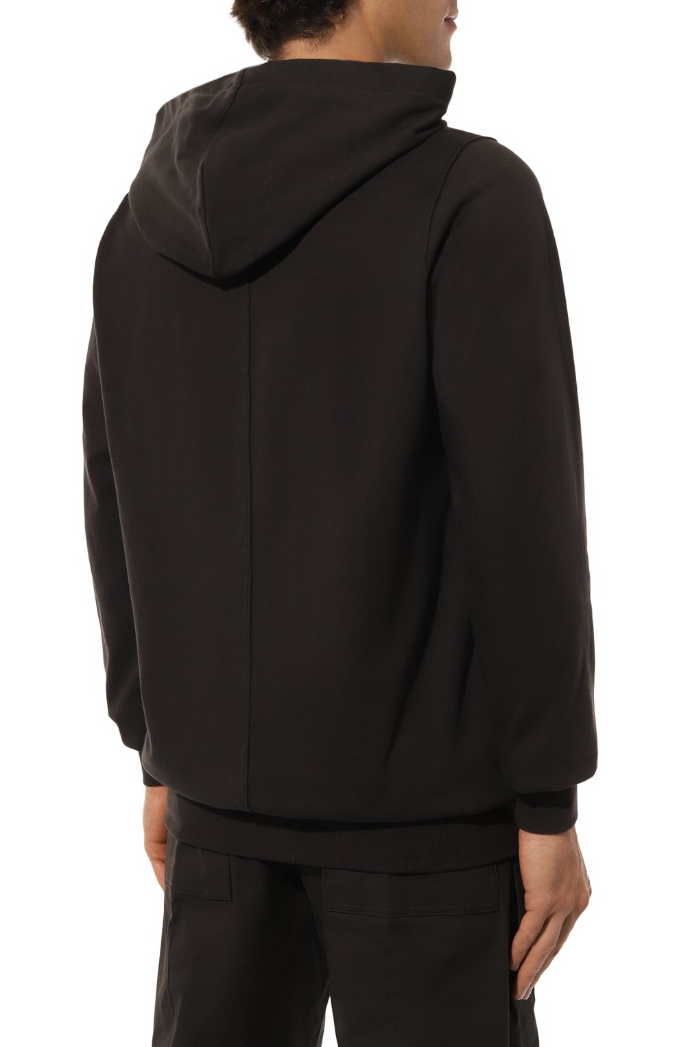 Хлопковое худи RICK OWENS, арт. RU02D6282/BA, фото 4