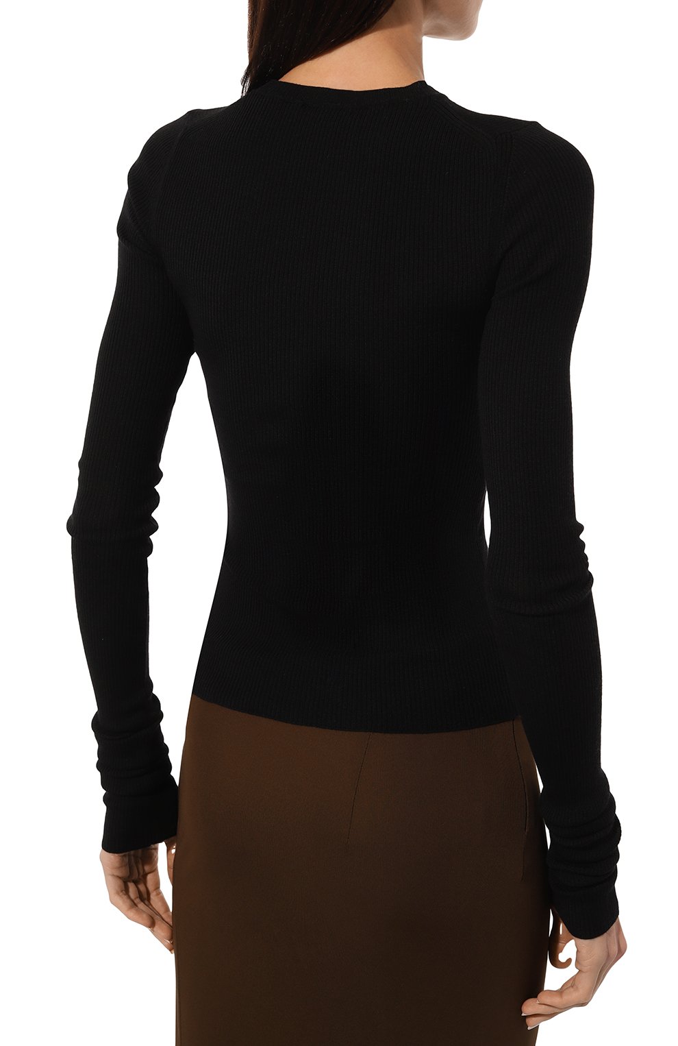 Шерстяной пуловер ANN DEMEULEMEESTER, арт. 2402-W-KN02-KN043-099, фото 4