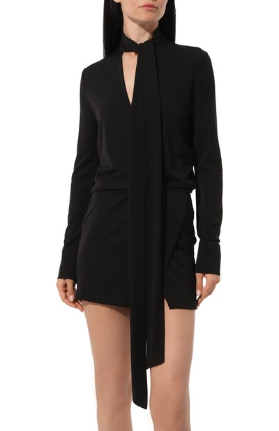 Платье SASHAVERSE черного цвета по цене 74250 руб., арт. D113/CNC.MSO/8301.900/SS24, фото 3 Платье SASHAVERSE, арт. D113/CNC.MSO/8301.900/SS24, фото 3