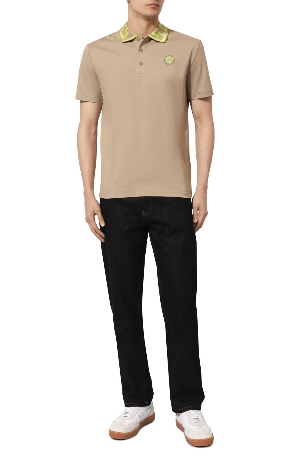 Хлопковое поло VERSACE, арт. A89492/1A04867, фото 2