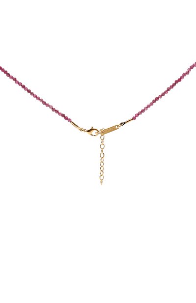 Колье HANKA_IN фиолетового цвета по цене 17450 руб., арт. GIGI-CH-RUB-CZ-1M, фото 4 Колье HANKA_IN, арт. GIGI-CH-RUB-CZ-1M, фото 4