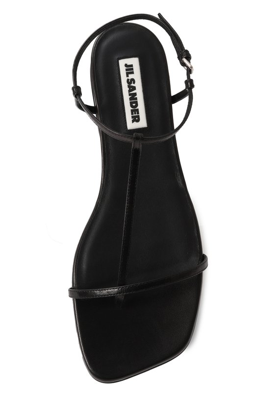 Кожаные сандалии Jil Sander J15WP0169/P8389 Чёрный  J15WP0169/P8389 Фото 6